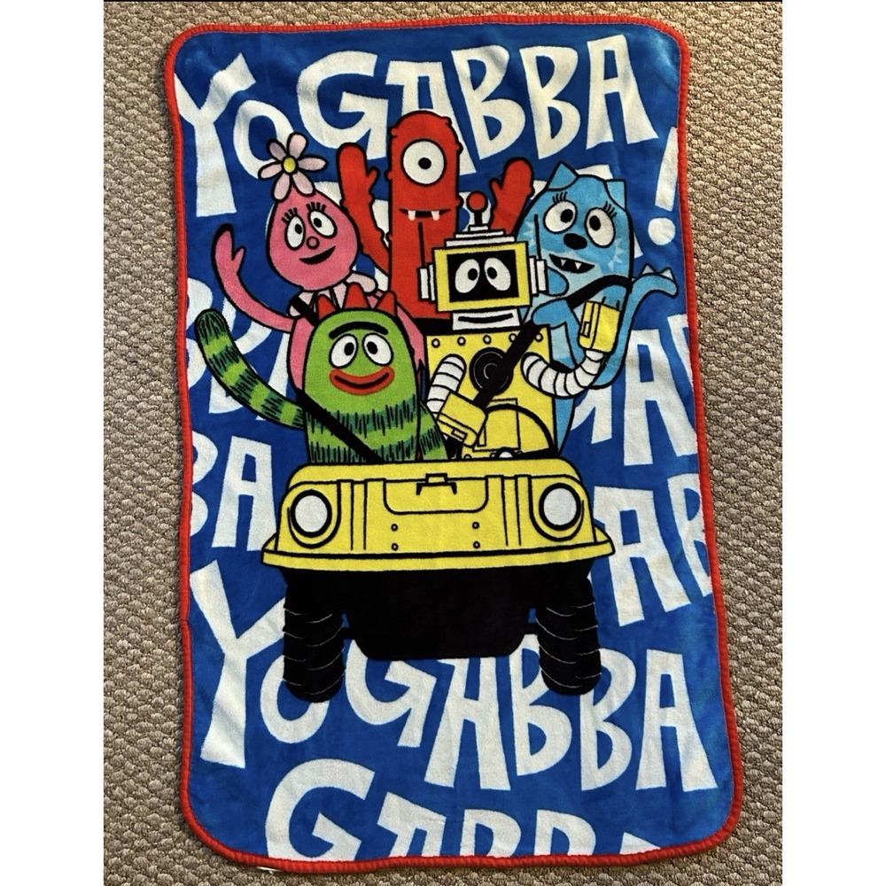 Yo Gabba Gabba Fleece Throw 43" x 26"